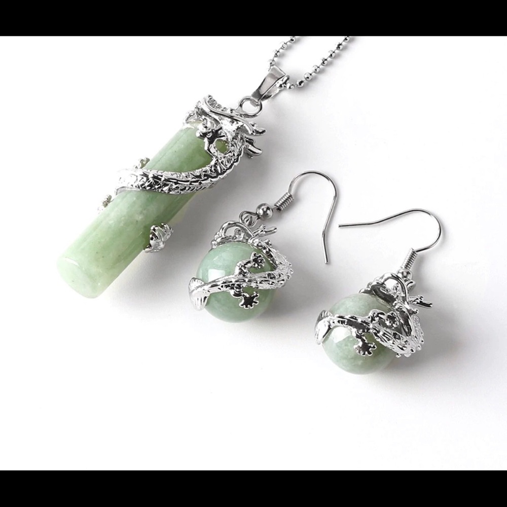 JADE DRAGON SET